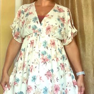 Blues & Greys babydoll dress